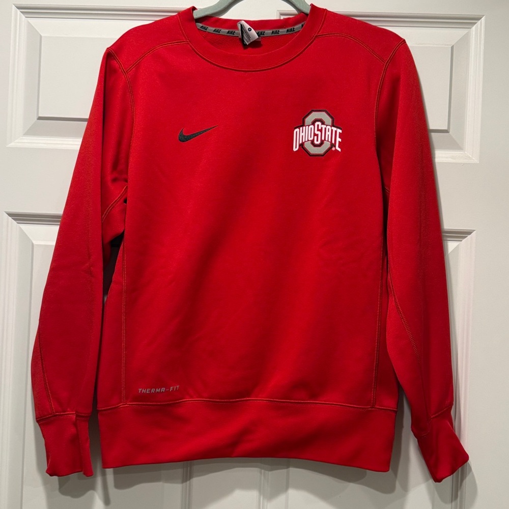 Nike Red Ohio State Crewneck